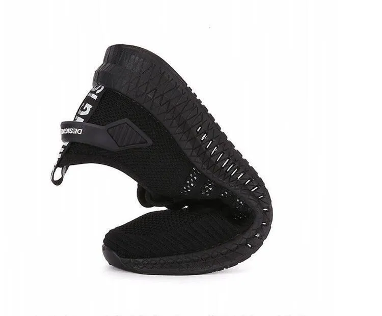 GOAT Vulcan Black Mesh Sneakers Shoes