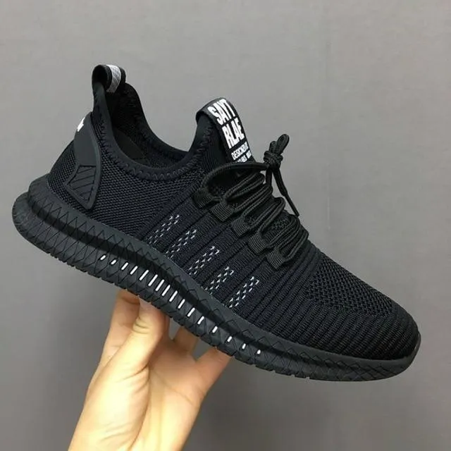 GOAT Vulcan Black Mesh Sneakers Shoes