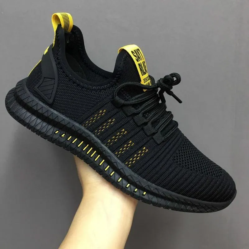 GOAT Vulcan Black Mesh Sneakers Shoes