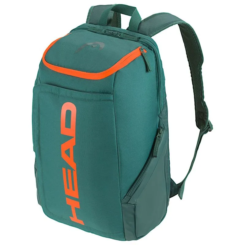 Head Pro Racquet Tennis Backpack Dark Cyan Orange