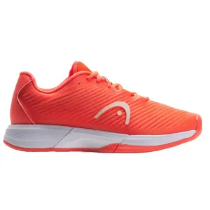 Head Women's Revolt Pro 4.0 Tennis Shoes Coral and White