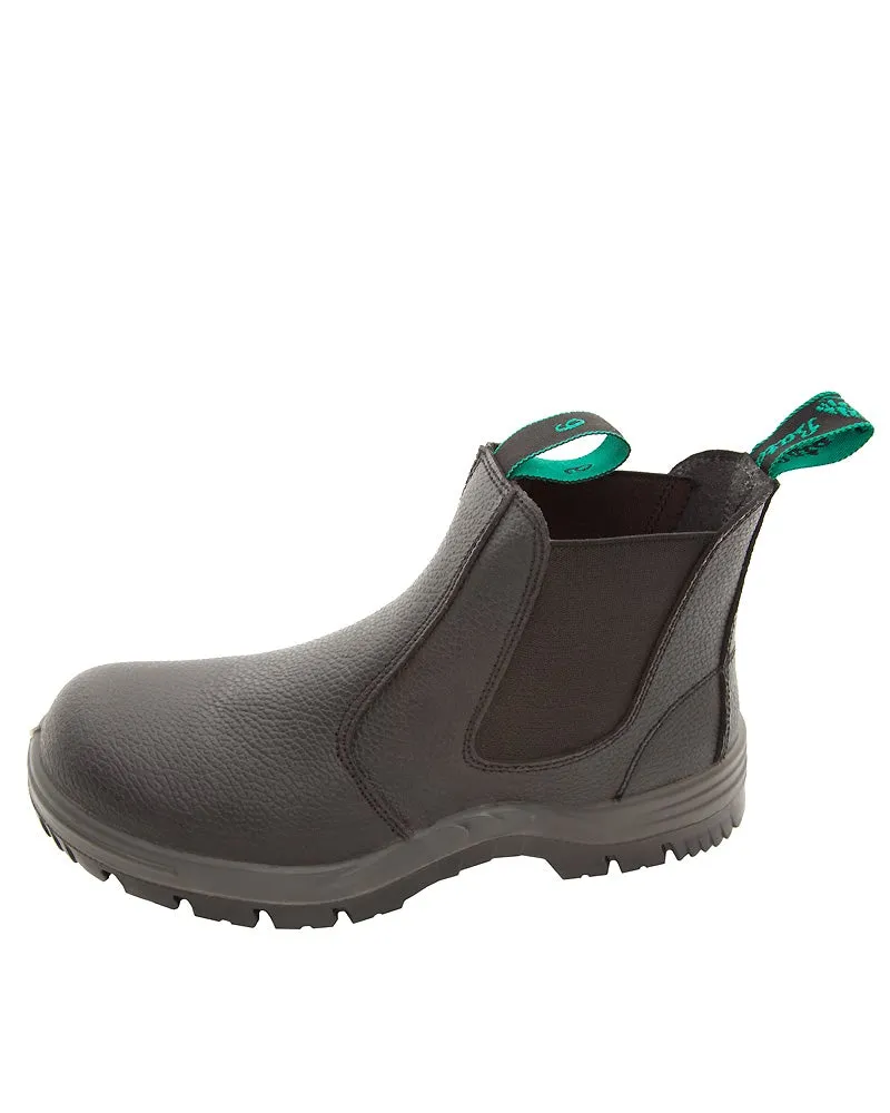 Hercules Elastic Sided Safety Boot - Black