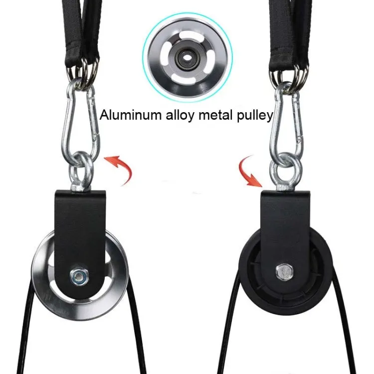 Homemade Fitness Equipment Home High Pull-Down Training Equipment Rally Triceps, Specification: 2.0cm Bell Plate Tray Set 1