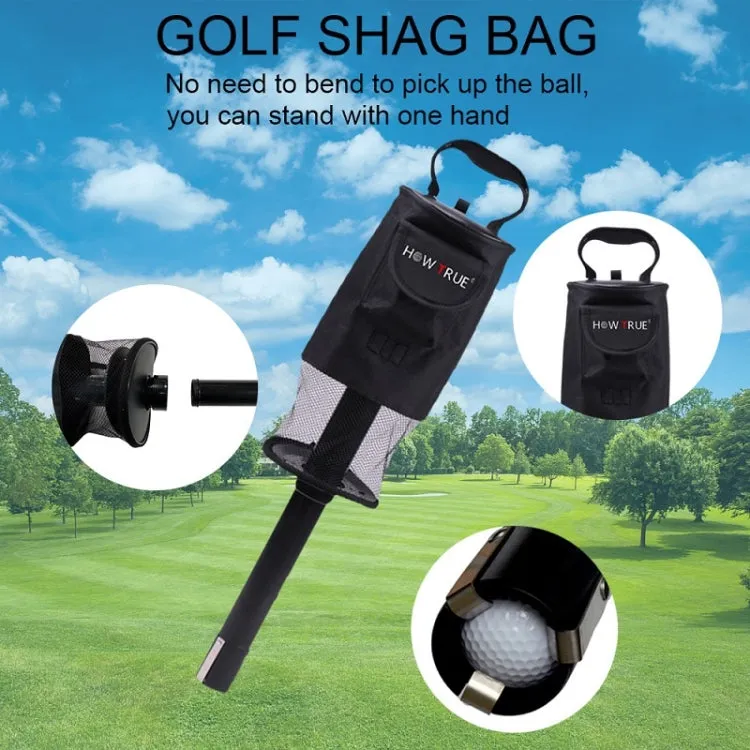 HOWTRUE Golf Detachable Standing Ball Picker(Black)