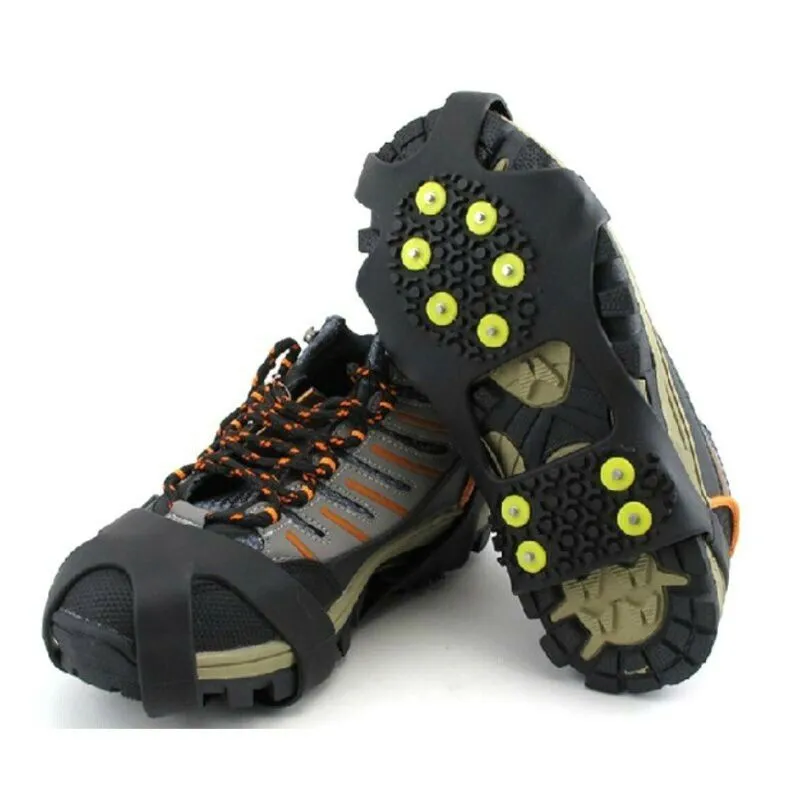 Ice Cleats Crampons Shoe Boot Spikes Ice Grippers