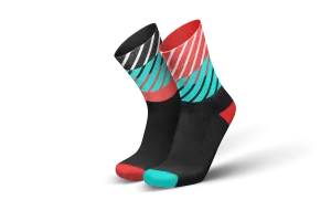 INCYLENCE Running Diagonals Black Inferno Long Sock