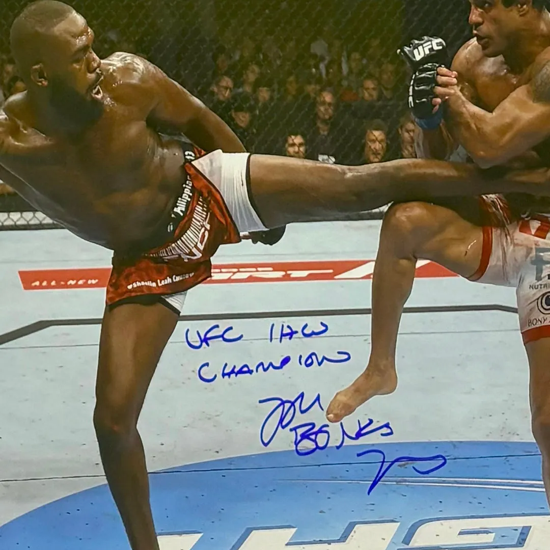 Jon Bones Jones Hand Signed & Framed 16x20 UFC Photo