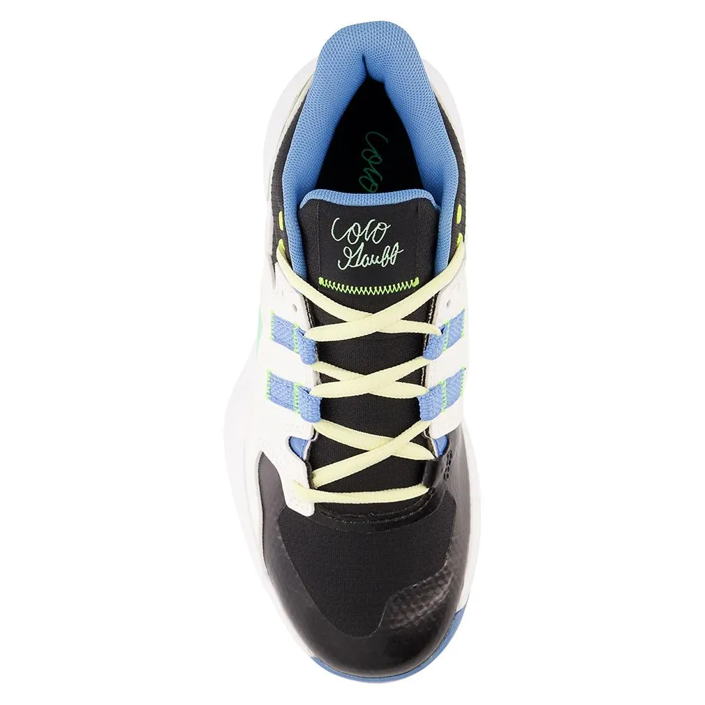 Juniors` Coco CG1 Tennis Shoes Black and Electric Jade