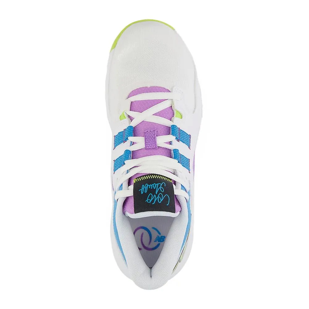 Juniors` Coco CG1 Tennis Shoes White and Spice Blue