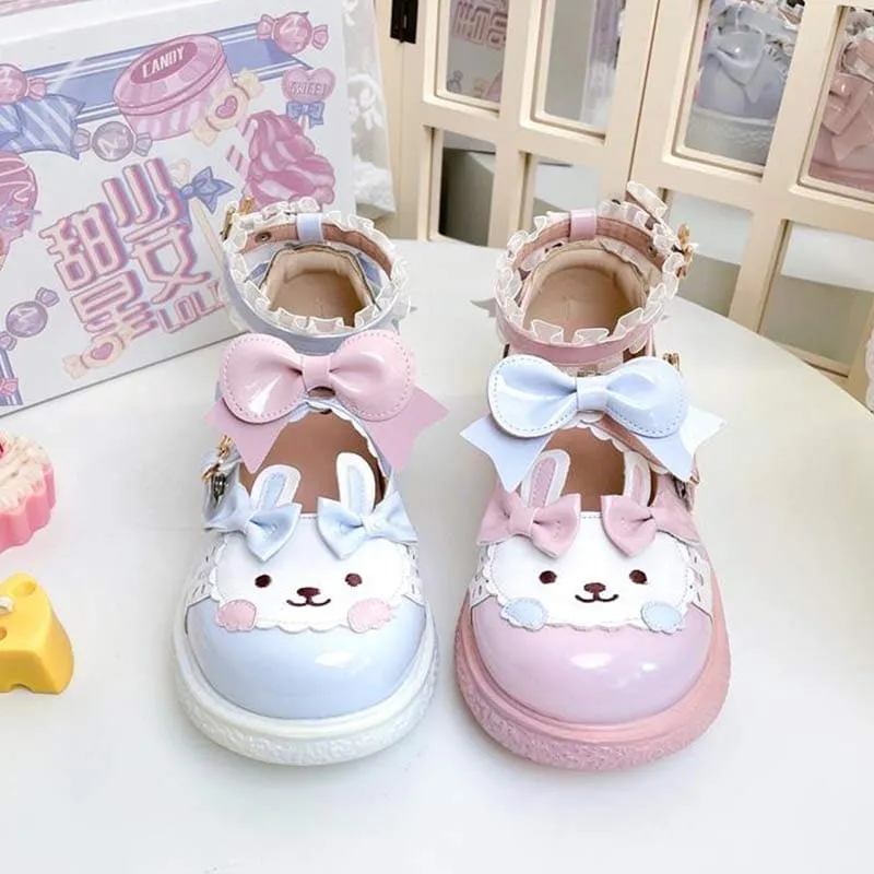 Kawaii Bunny Lolita Mary Janes Shoes