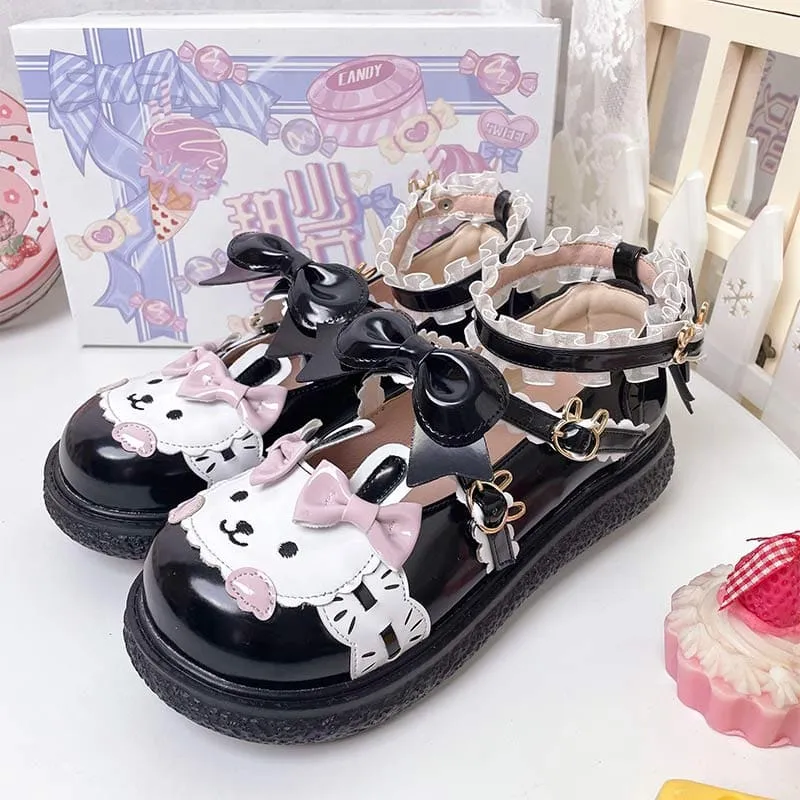 Kawaii Bunny Lolita Mary Janes Shoes