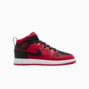 Kid's Jordan 1 Mid "Reverse Bred" Pre School