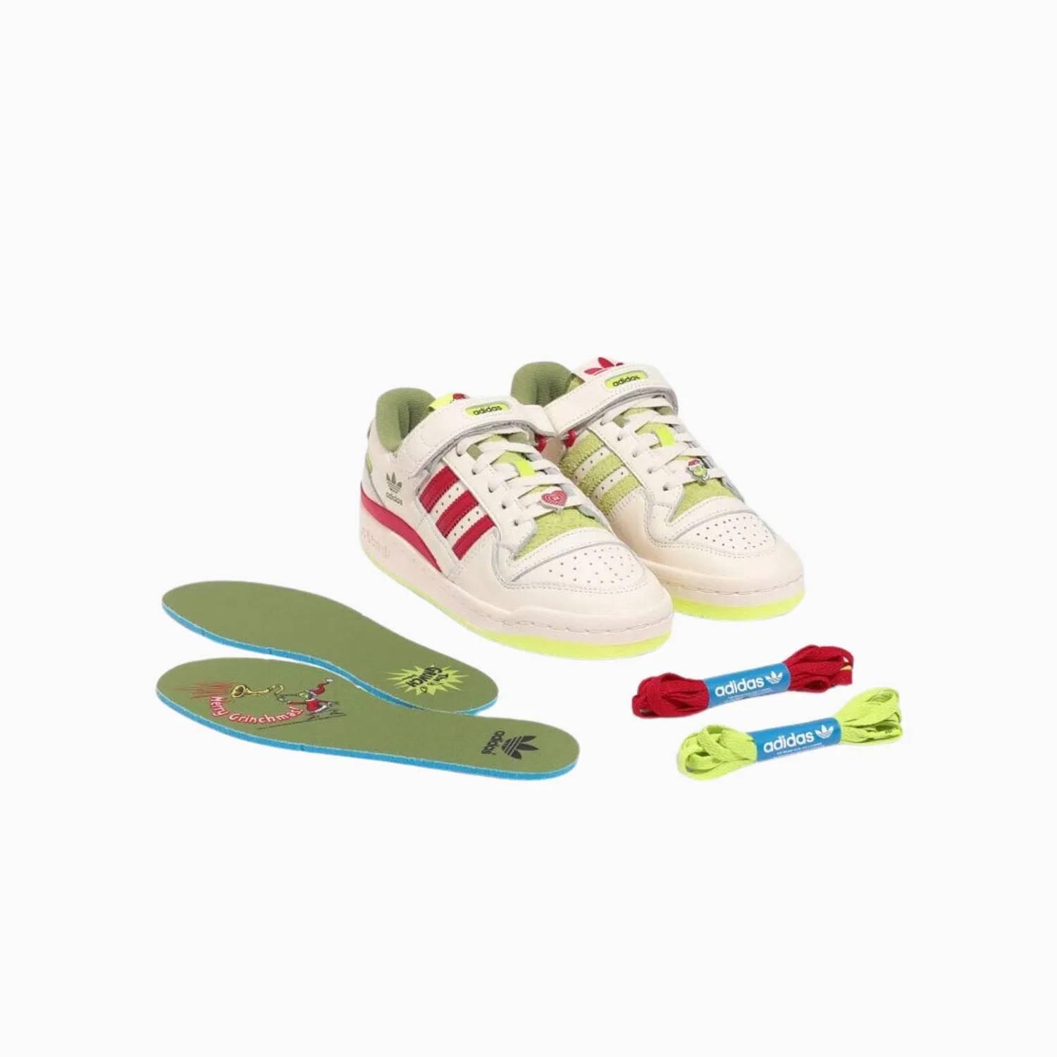 Kid's The Grinch X adidas Forum Low "Green" Grade School