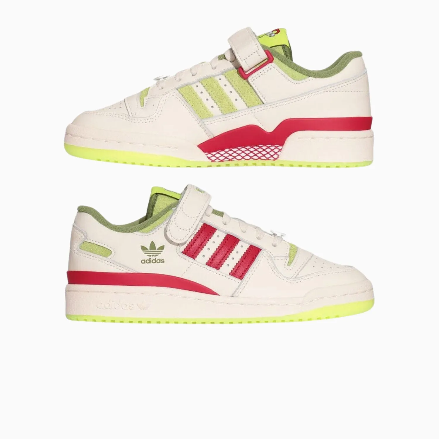 Kid's The Grinch X adidas Forum Low "Green" Grade School