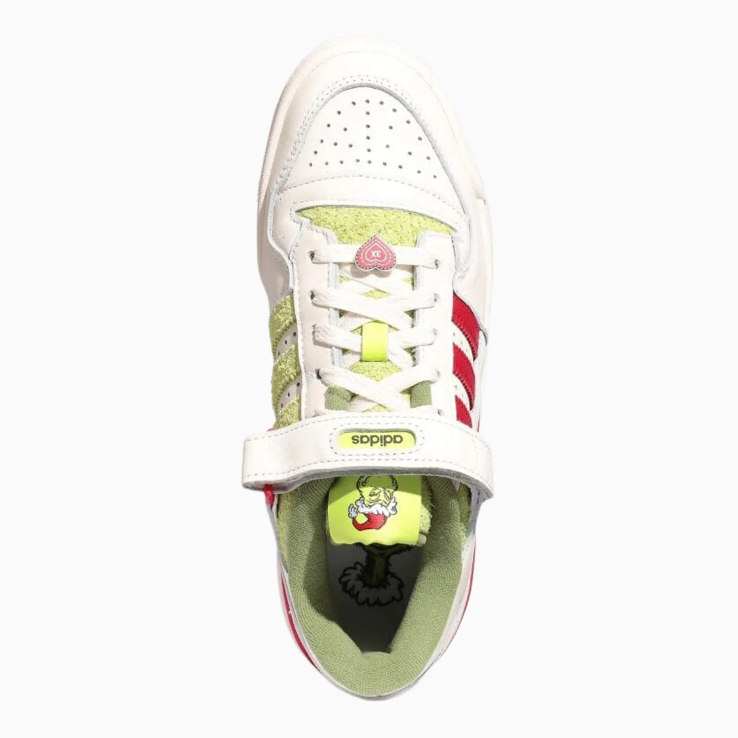 Kid's The Grinch X adidas Forum Low "Green" Grade School