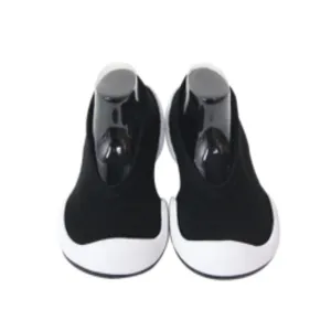 Komuello First Walker Shoes - Flat Mono Colour Black - 6 to 12 Months