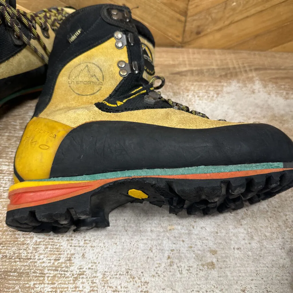 La Sportiva - Men's Nepal EVO GTX Mountaineering Boots - MSRP comp $750: Black/Brown-men-M8