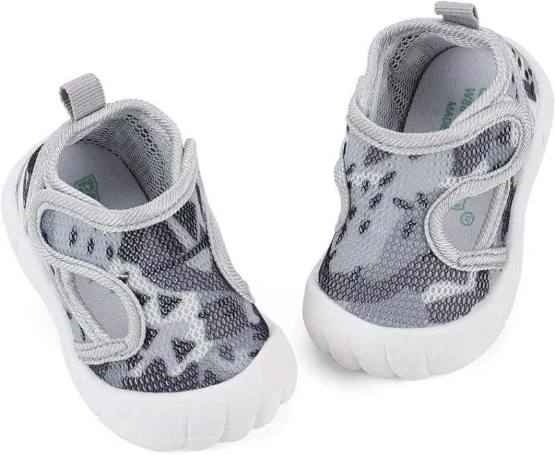 LACOFIA Baby Boys Girls First Walking Shoes Toddler Anti-Slip Breathable Sneakers Infant Trainers