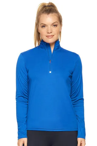 Ladies Quarter-zip Performance Pullover