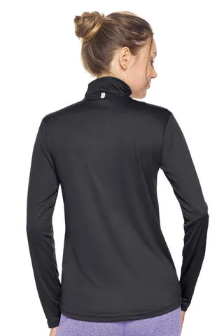 Ladies Quarter-zip Performance Pullover