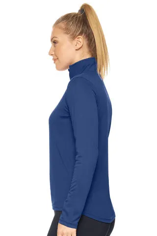 Ladies Quarter-zip Performance Pullover