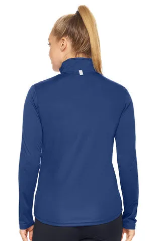 Ladies Quarter-zip Performance Pullover