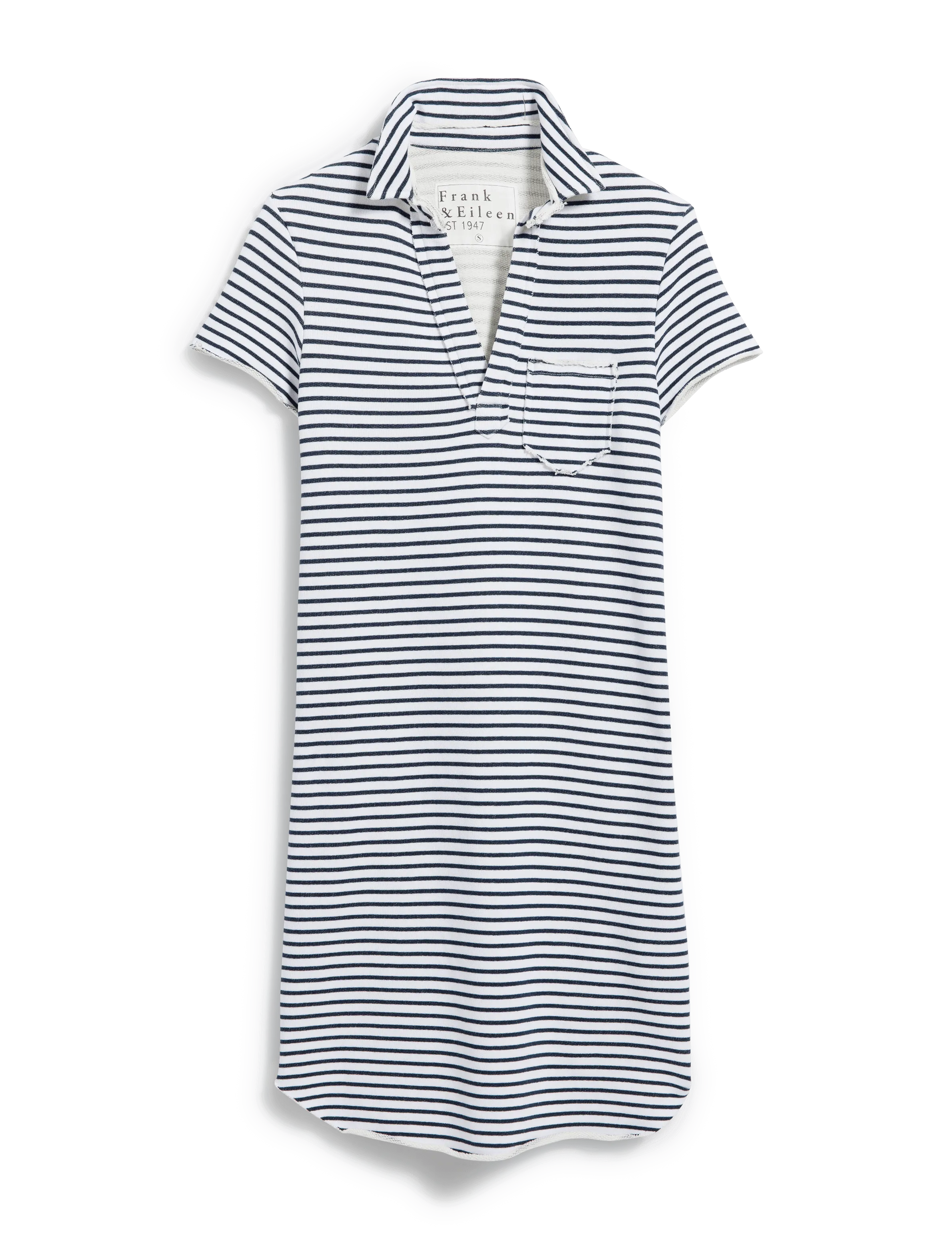 LAUREN Navy French Stripe, Triple Fleece