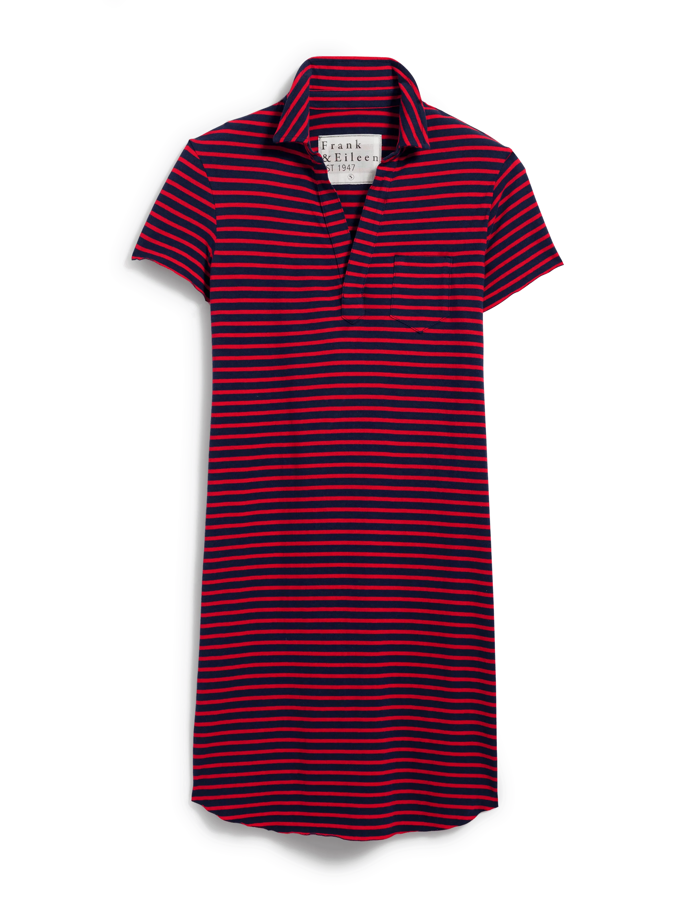 LAUREN Red and Navy French Stripe, Heritage Jersey