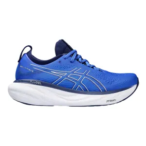 Men's Asics Gel-Nimbus 25, Illusion Blue/Pure Silver, 14 2E Wide