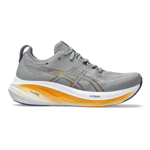 Men's Asics GEL-Nimbus 26, Sheet Rock/Thunder Blue, 8.5 2E Wide