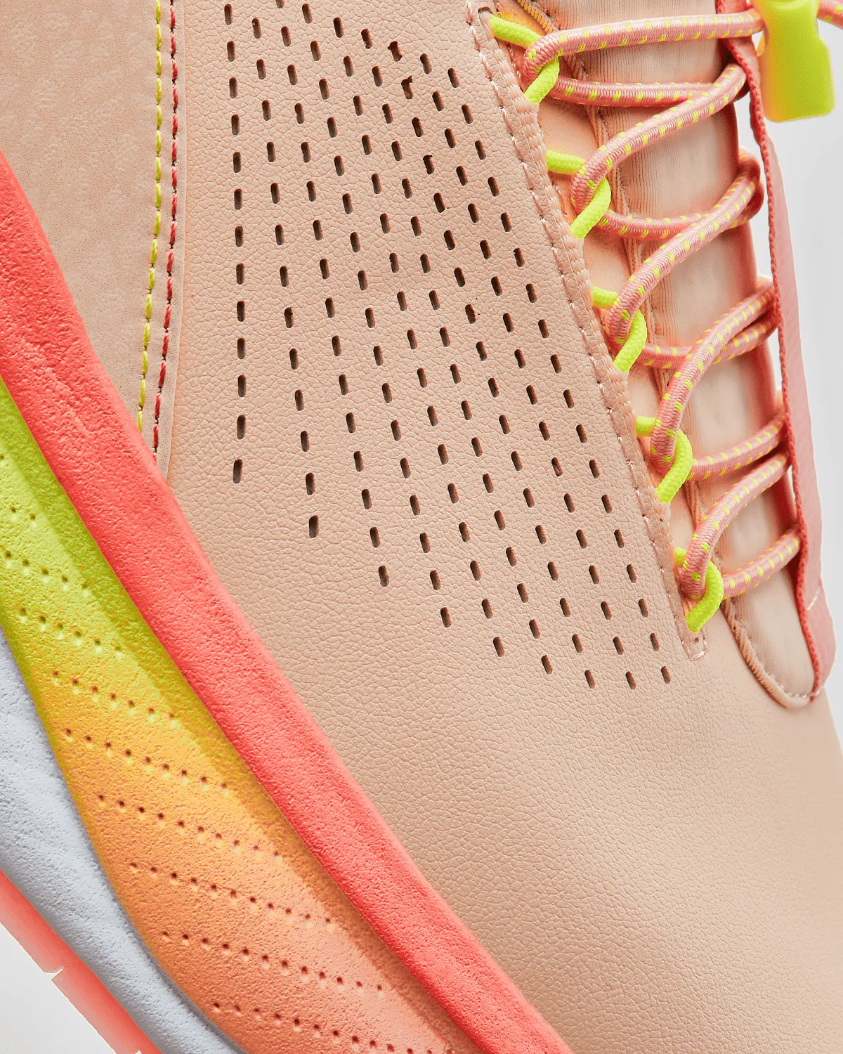 Men's Forte - Peach / Neon Yellow