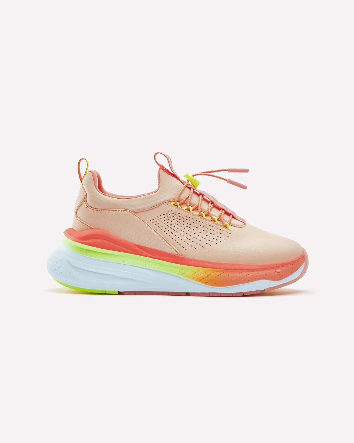 Men's Forte - Peach / Neon Yellow