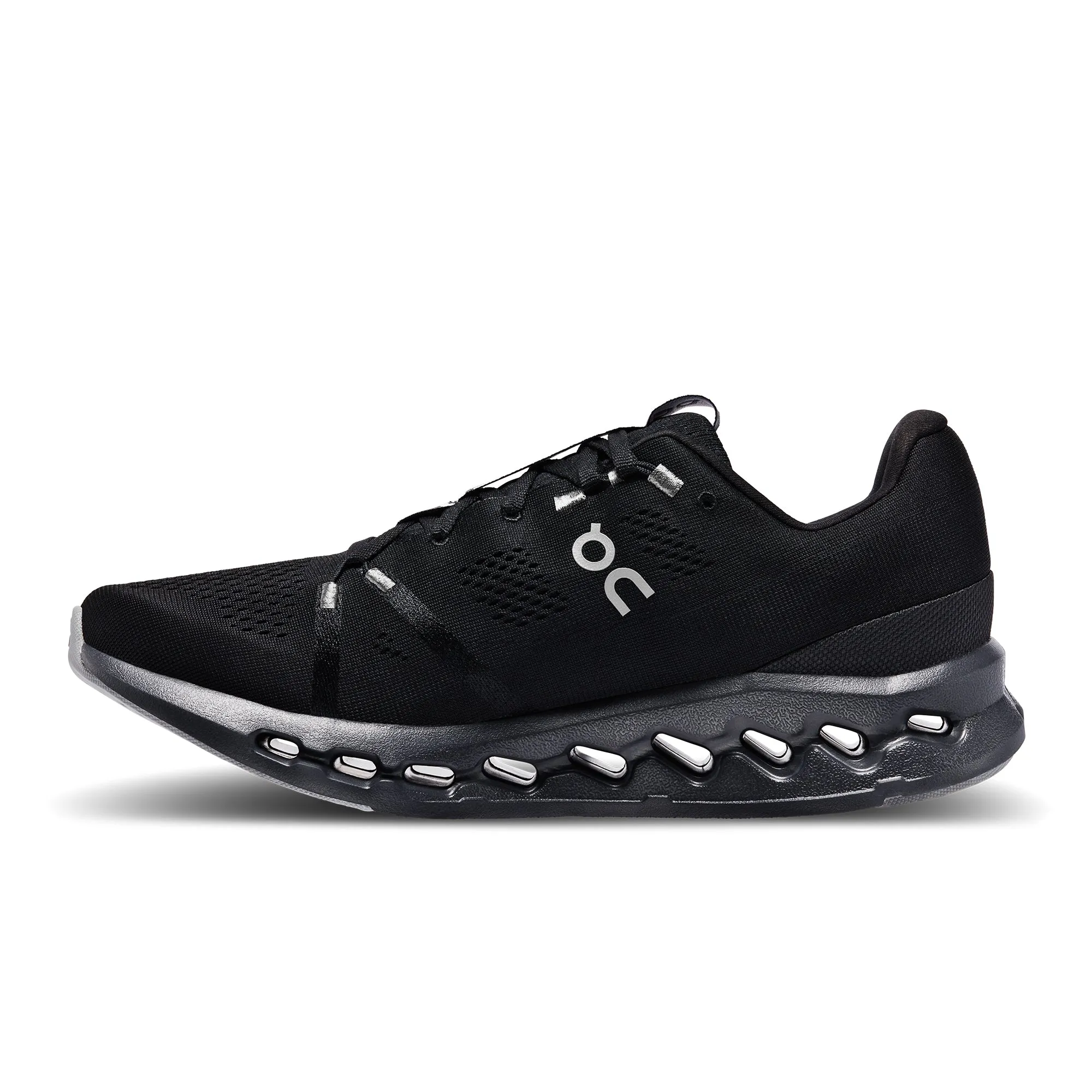 Men's On Cloudsurfer Running Shoe in All Black