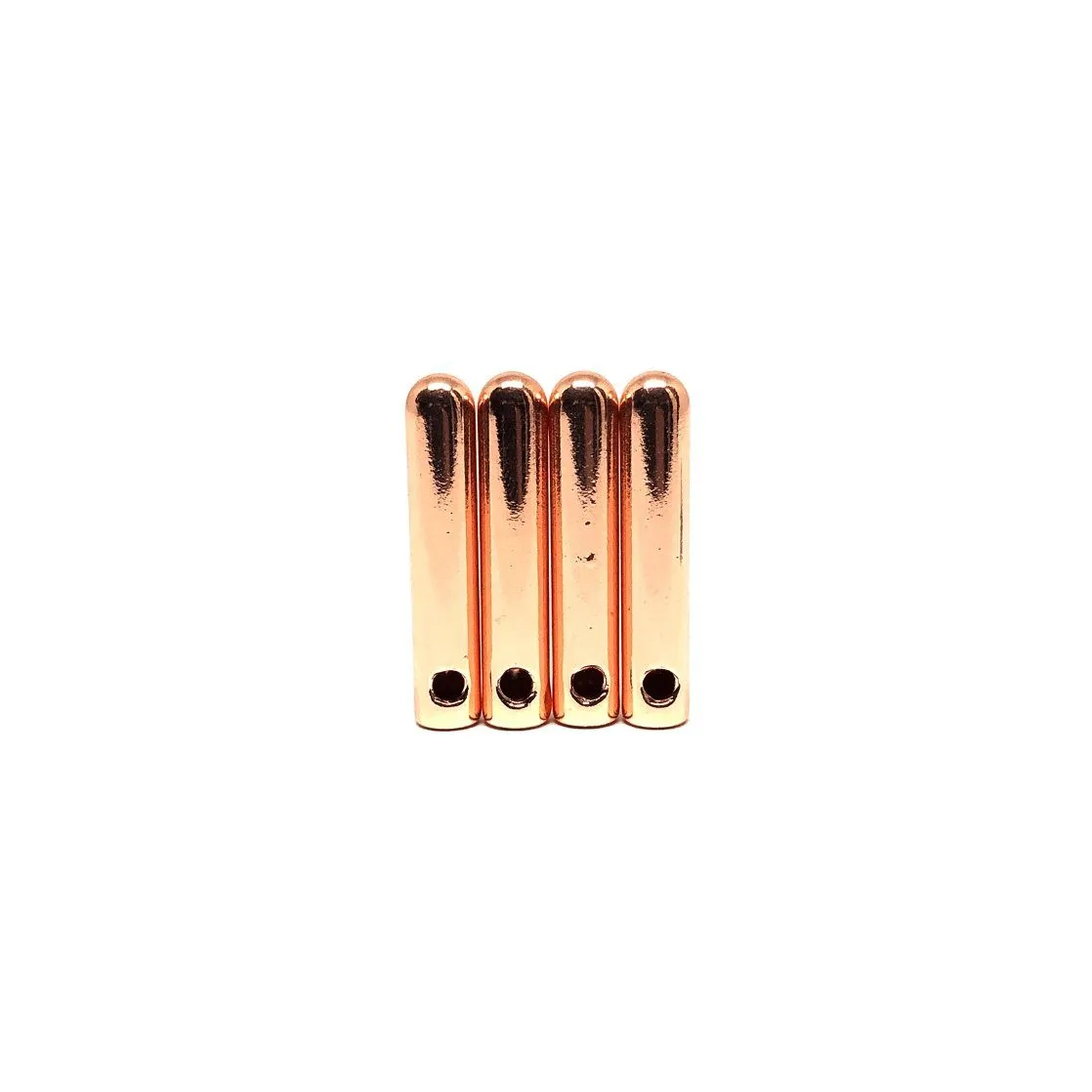 Metal Aglets Removable Tips - Rose Gold