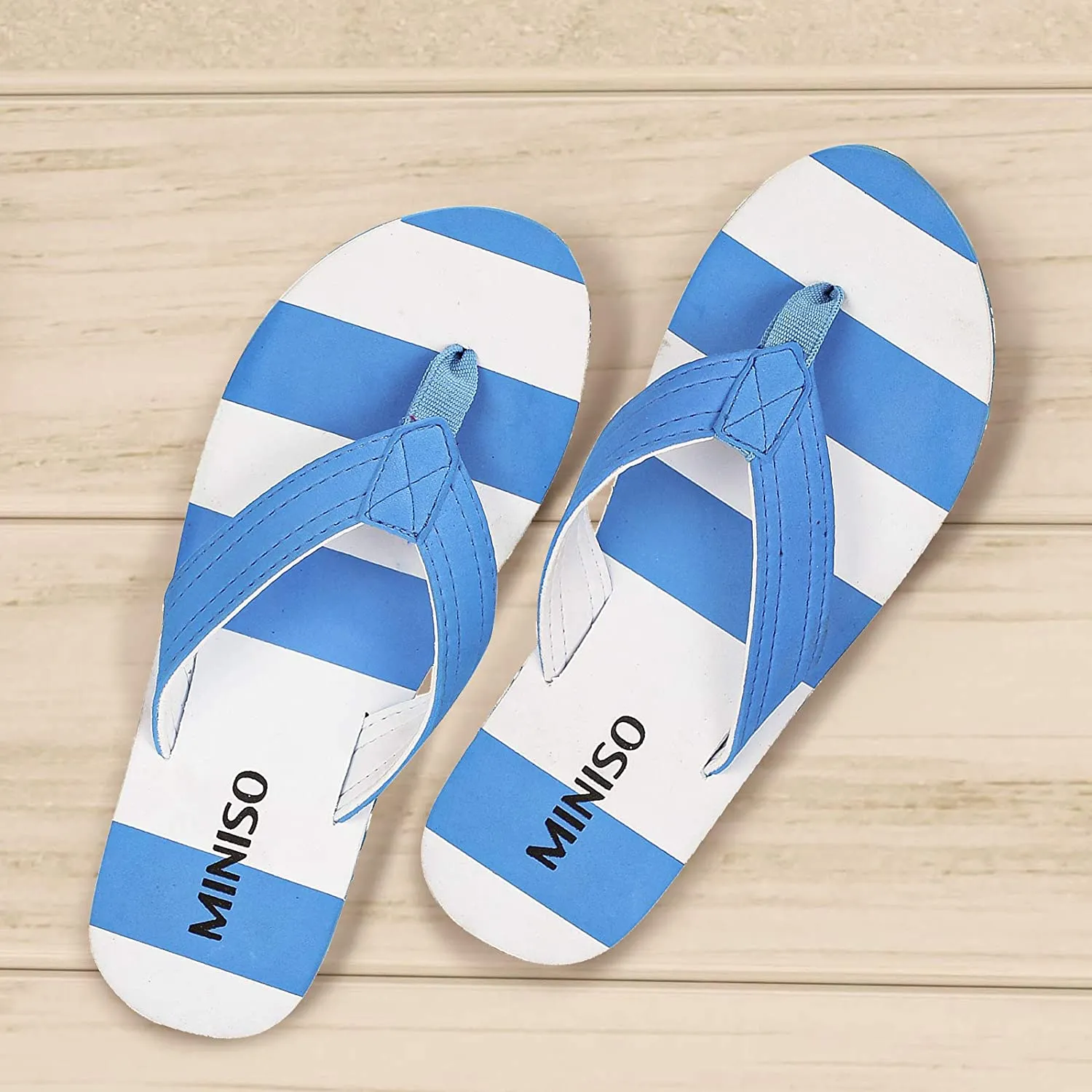 MINISO Women's Flip Flop (Blue)