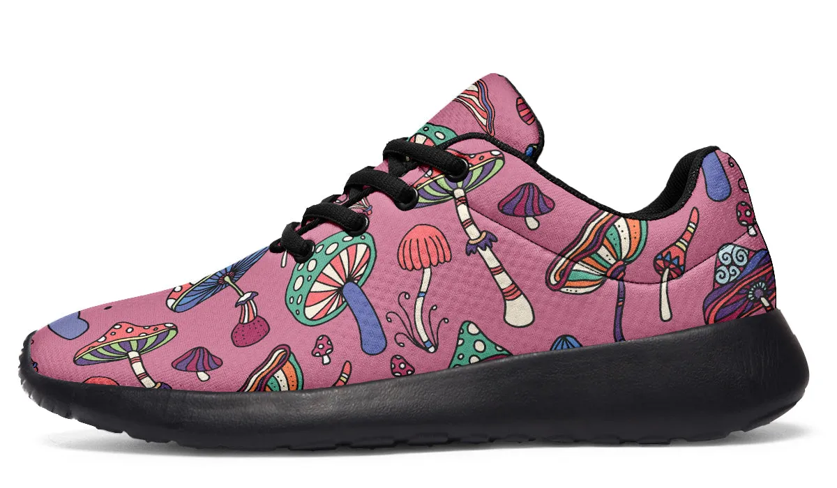 Mismatched Mushrooms Sneakers