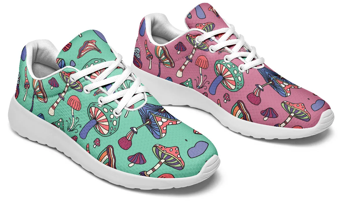 Mismatched Mushrooms Sneakers