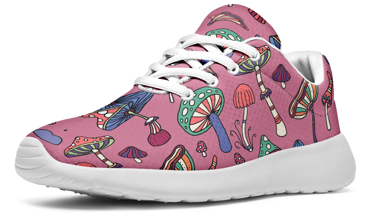 Mismatched Mushrooms Sneakers