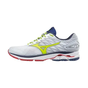 Mizuno Wave Rider 20 shoes white / yellow AW17