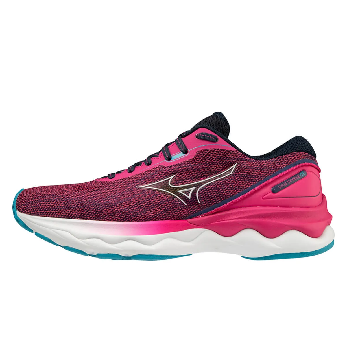 Mizuno Wave Skyrise 3 Womens | Ppeacock/wht/algiersblue