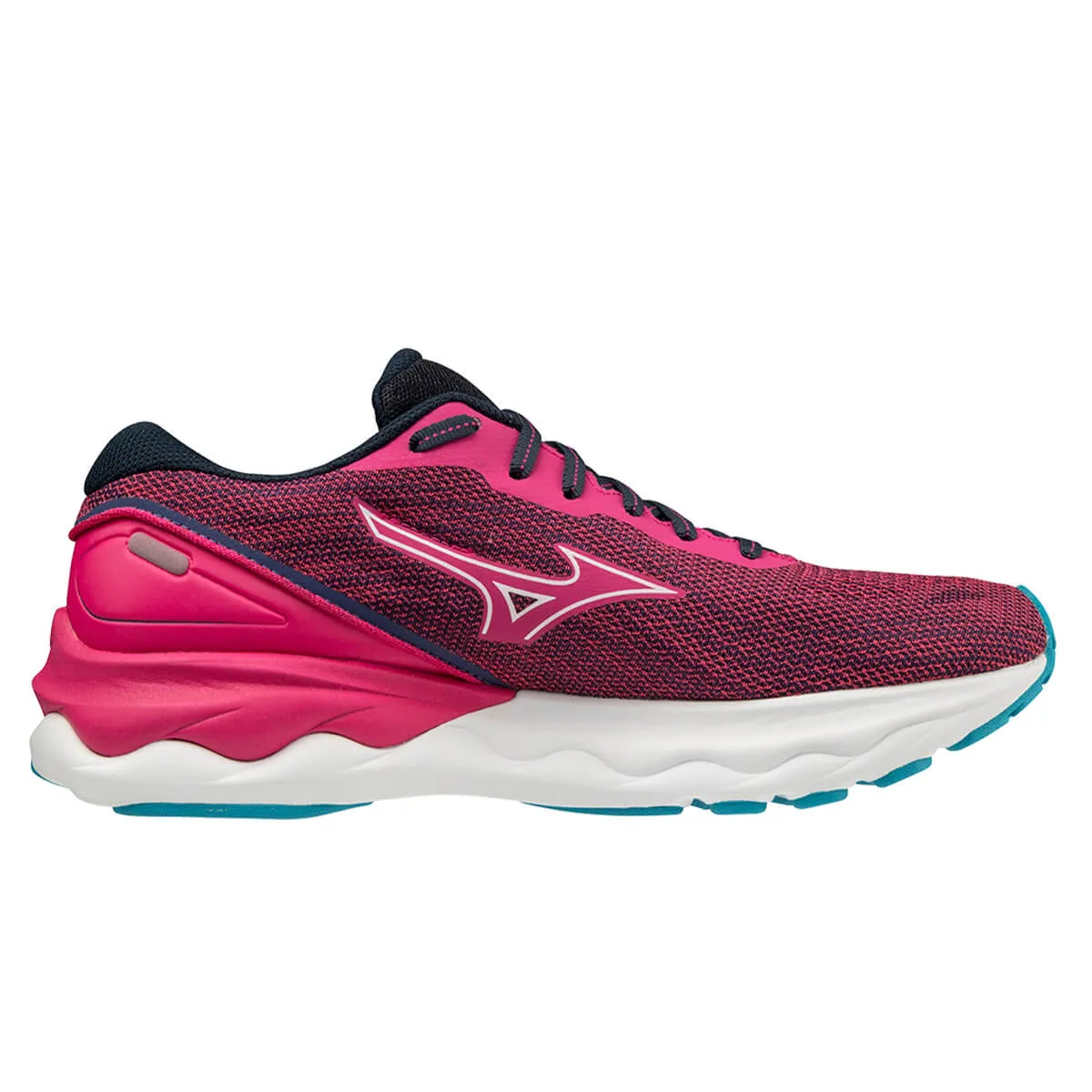 Mizuno Wave Skyrise 3 Womens | Ppeacock/wht/algiersblue