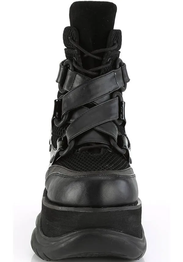 NEPTUNE-126 [Black] | PLATFORM BOOTS [PREORDER]