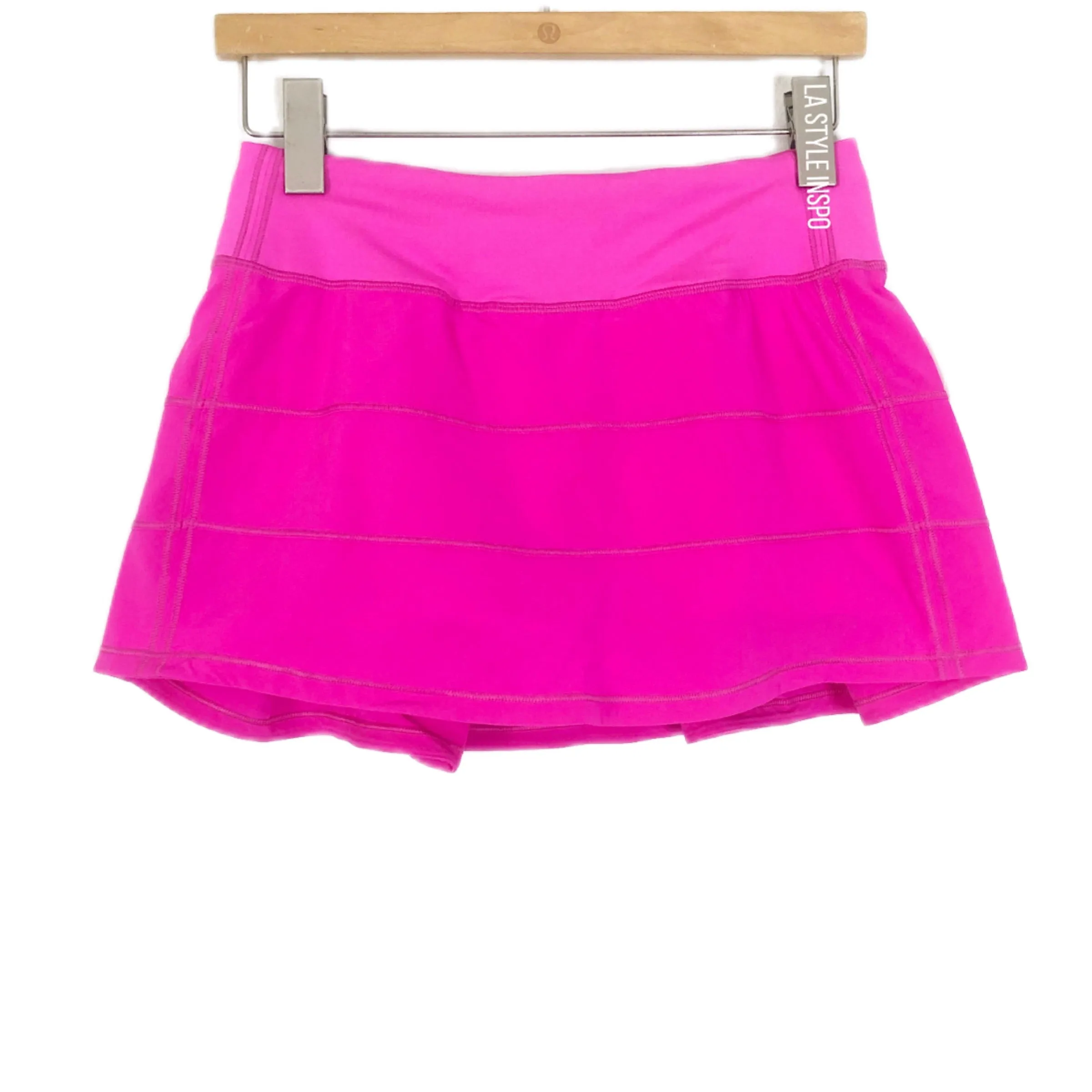 NEW Lululemon Skirt Pace Rival Pow Pink Skirt Size 4