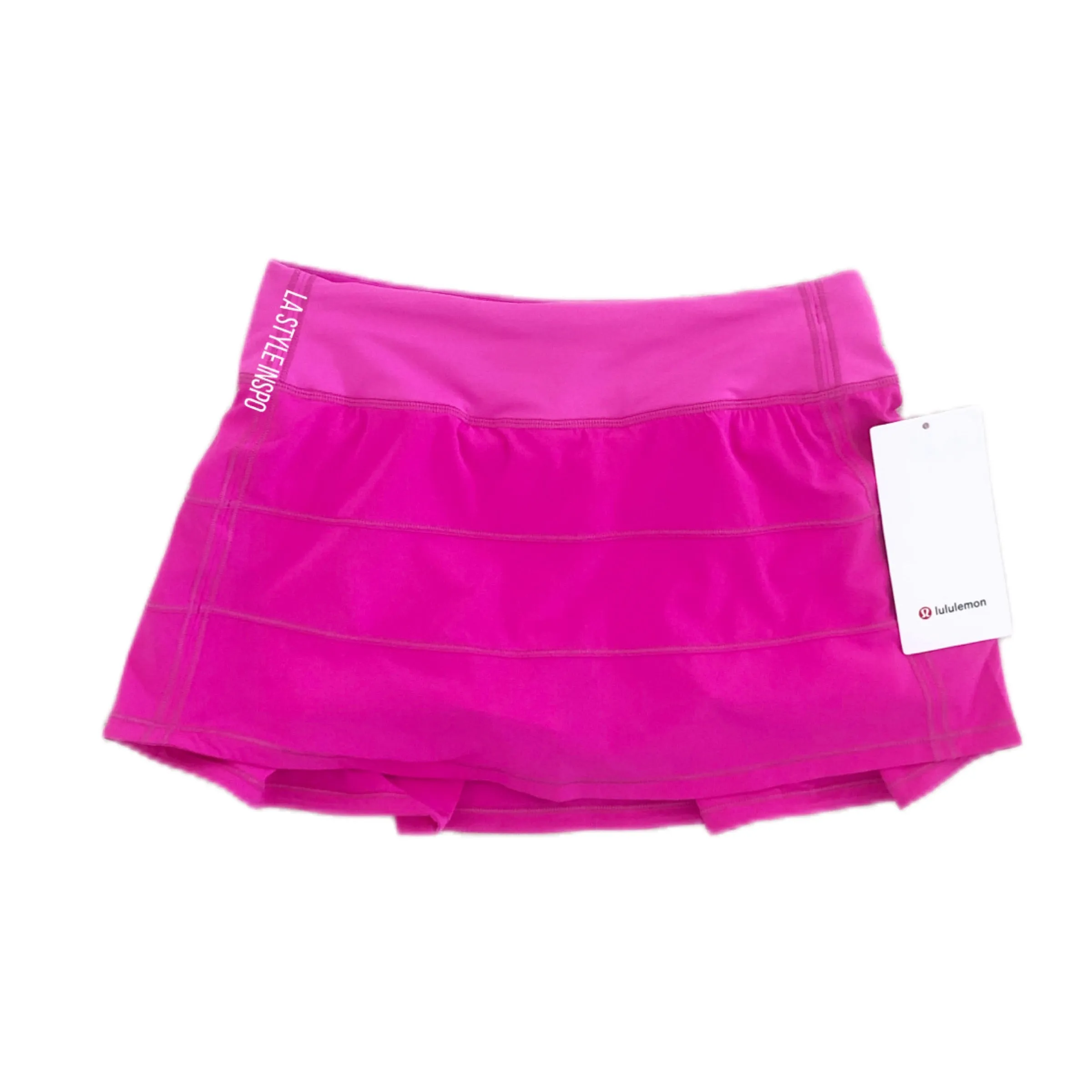 NEW Lululemon Skirt Pace Rival Pow Pink Skirt Size 4