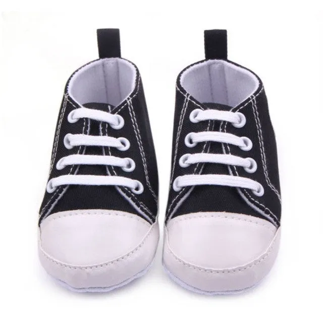 New Soft Infant Newborn Baby Boy Girl Kid Soft Sole Shoes Sneaker Newborn 0-12Months