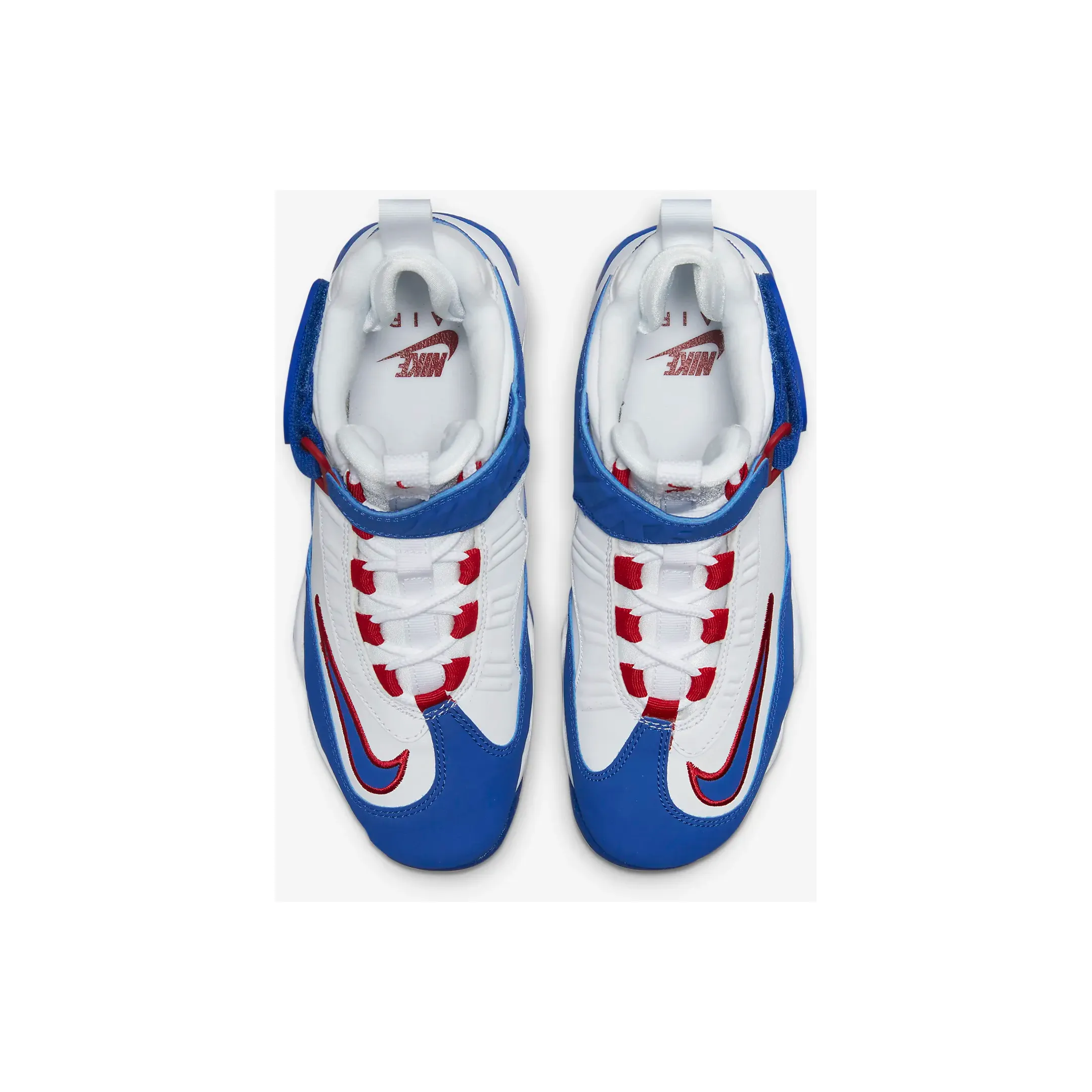 Nike Kid's Air Griffey Max 1 Shoes - White / Gym Red / Old Royal