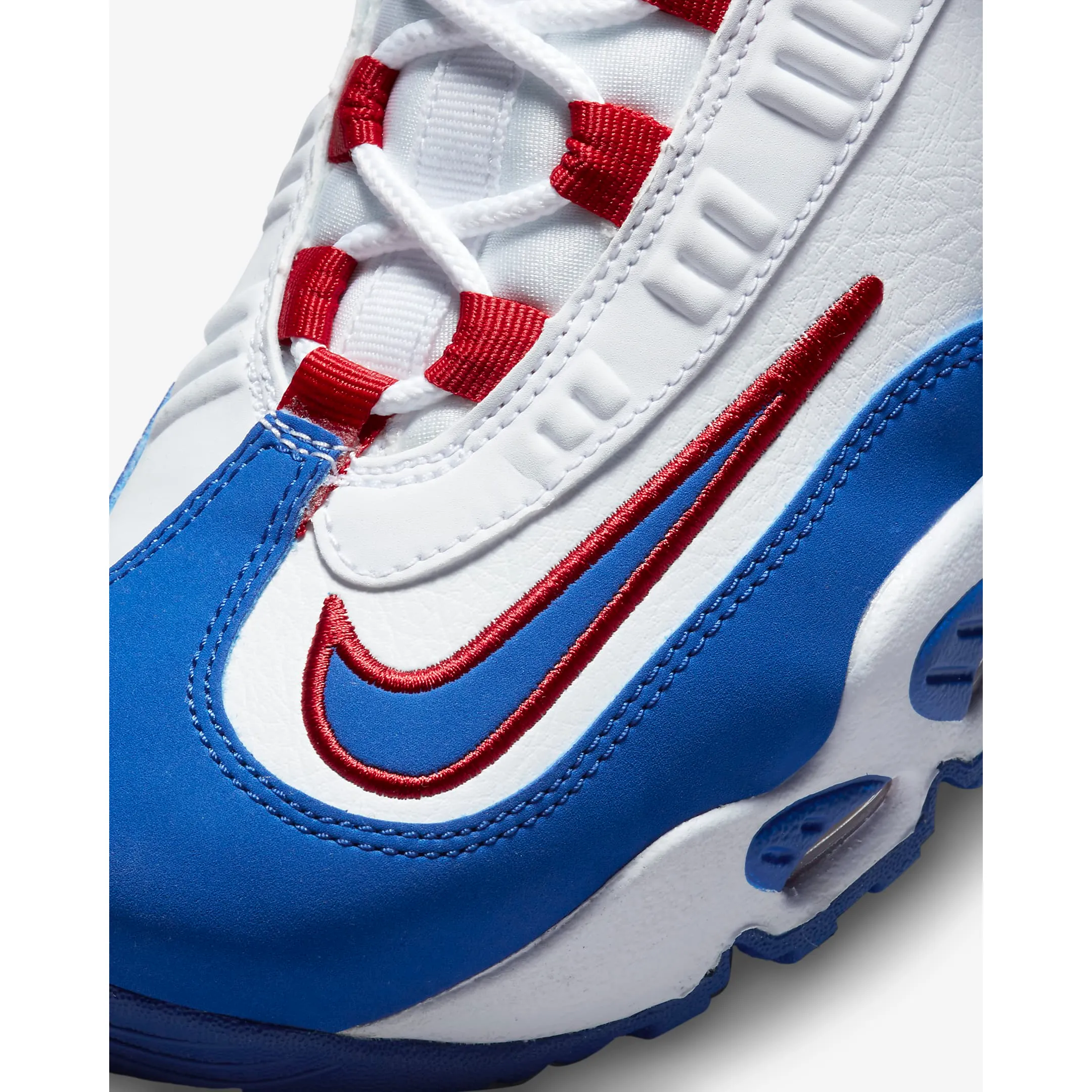 Nike Kid's Air Griffey Max 1 Shoes - White / Gym Red / Old Royal