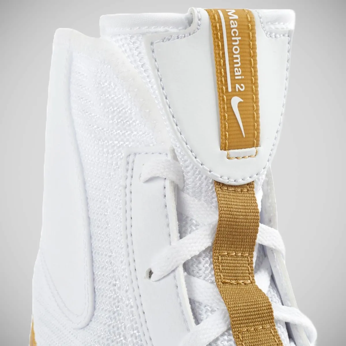 Nike Machomai 2 Boxing Boots White/Gold