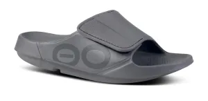 Oofos | OOahh Sport Flex Slide | Unisex | Slate