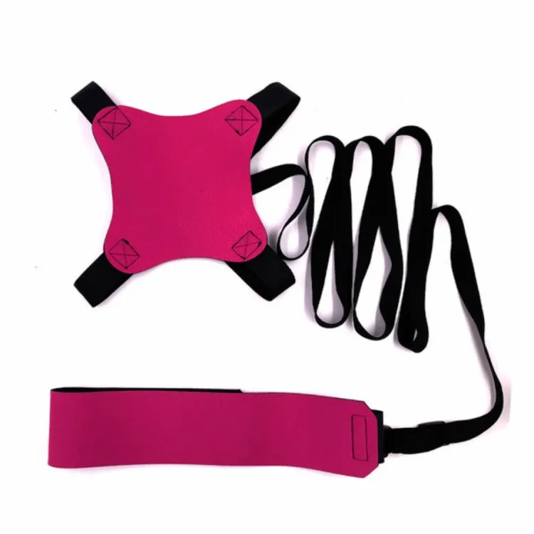 Outdoor Volleyball Training Equipment Rebound Volleyball Bag Volleyball Training Belt(Black)